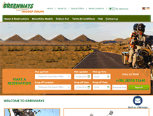 Tablet Screenshot of motortours-crete.com